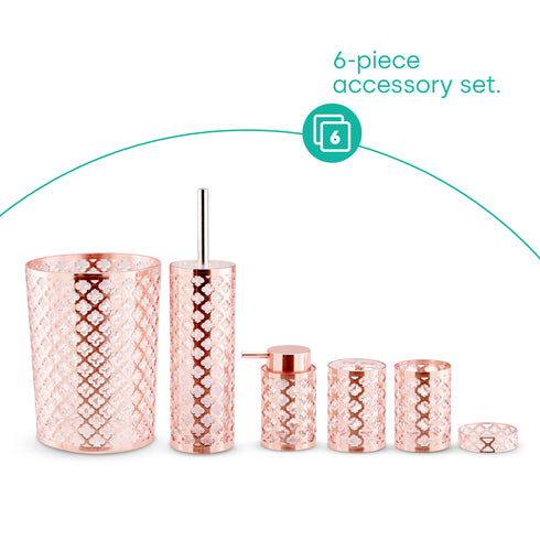 Bathroom Set - Rose Gold